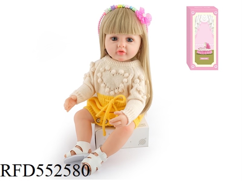 55CM REBORN DOLL SOFT PLASTIC HIGH SIMULATION BABY DOLL