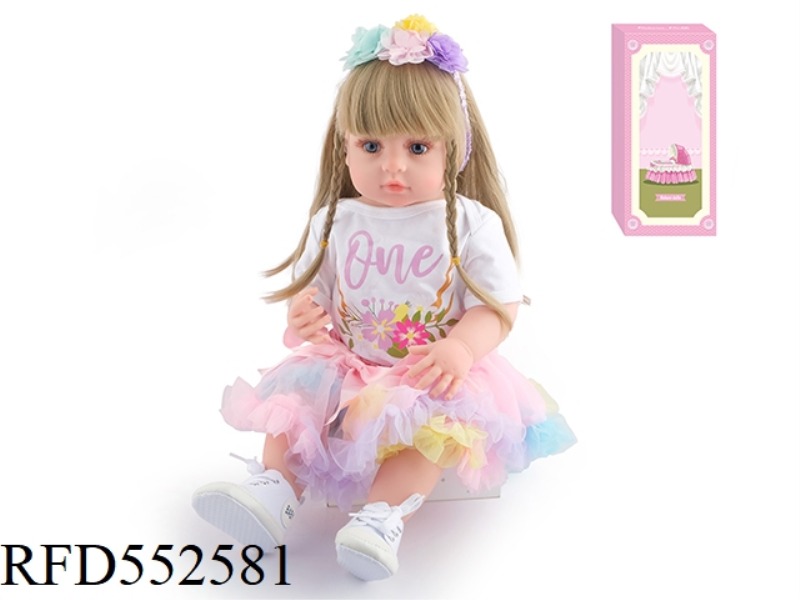 55CM REBORN DOLL SOFT PLASTIC HIGH SIMULATION BABY DOLL