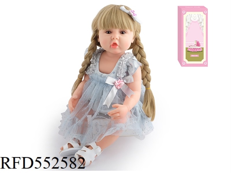 55CM REBORN DOLL SOFT PLASTIC HIGH SIMULATION BABY DOLL