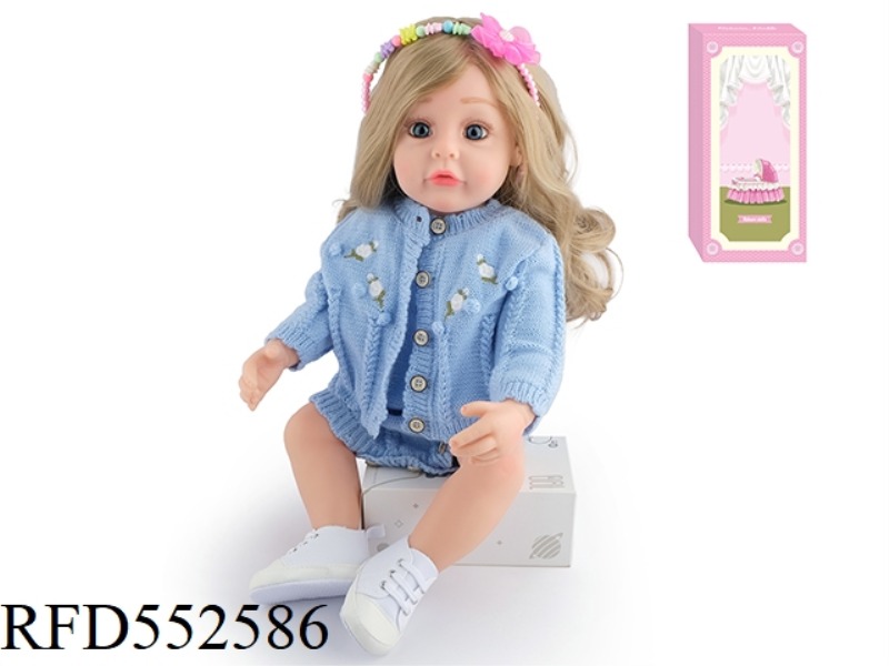 55CM REBORN DOLL SOFT PLASTIC HIGH SIMULATION BABY DOLL