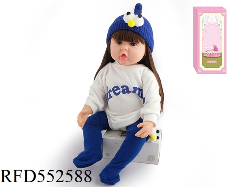 55CM REBORN DOLL SOFT PLASTIC HIGH SIMULATION BABY DOLL