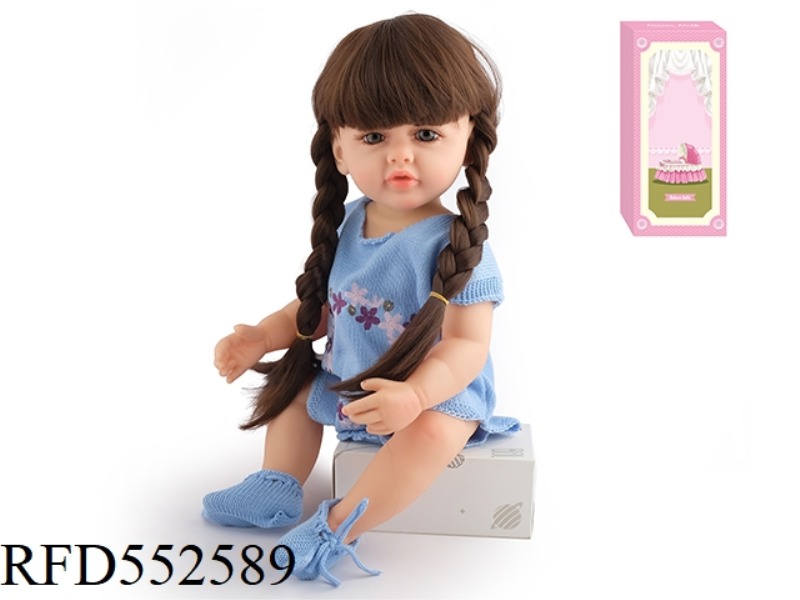 55CM REBORN DOLL SOFT PLASTIC HIGH SIMULATION BABY DOLL