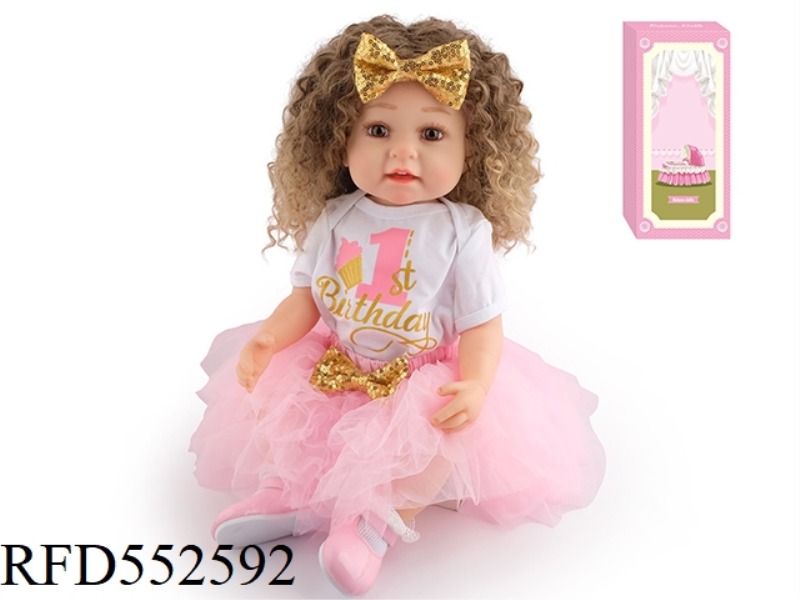 55CM REBORN DOLL SOFT PLASTIC HIGH SIMULATION BABY DOLL