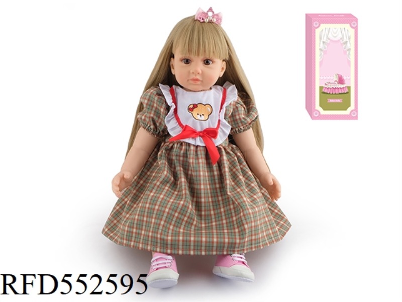 60CM REBORN DOLL SOFT PLASTIC HIGH SIMULATION BABY DOLL