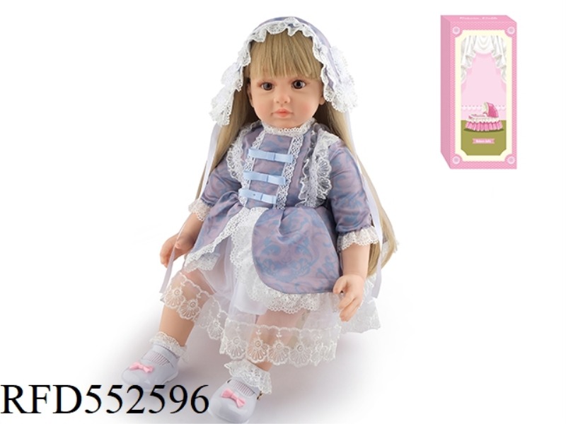 60CM REBORN DOLL SOFT PLASTIC HIGH SIMULATION BABY DOLL