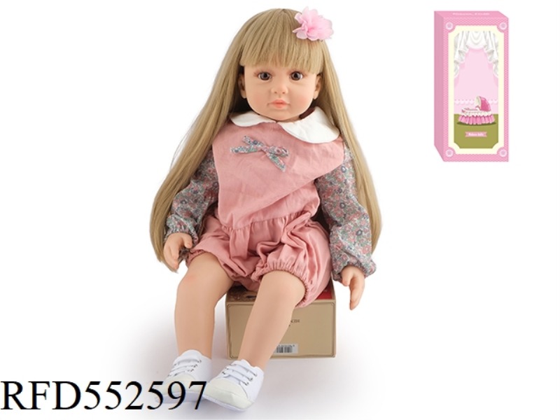 60CM REBORN DOLL SOFT PLASTIC HIGH SIMULATION BABY DOLL