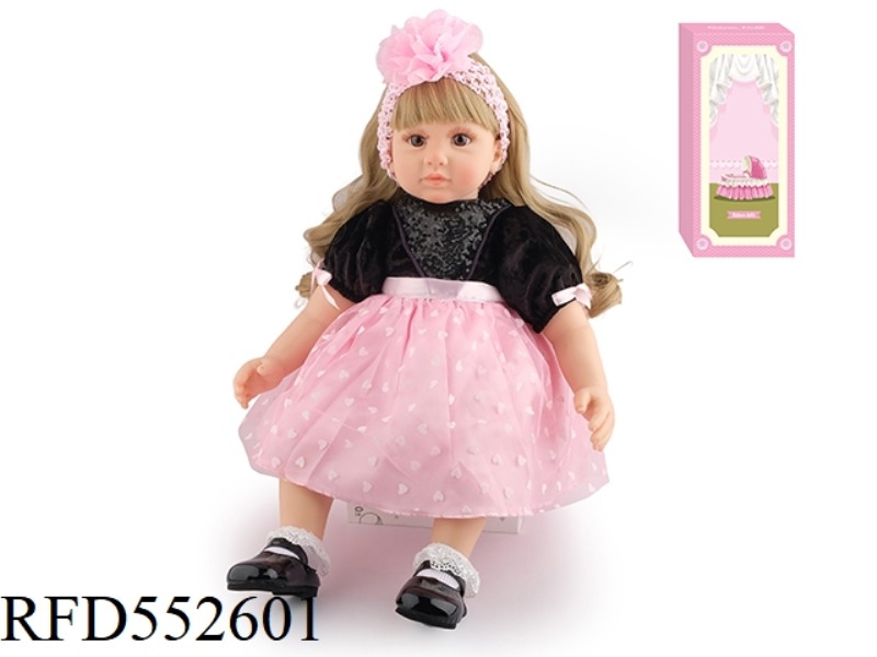 60CM REBORN DOLL SOFT PLASTIC HIGH SIMULATION BABY DOLL