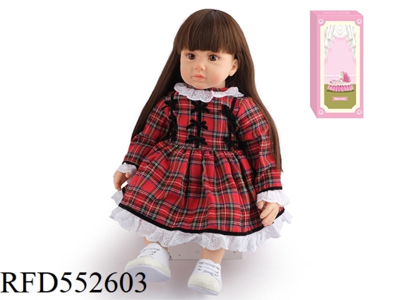 60CM REBORN DOLL SOFT PLASTIC HIGH SIMULATION BABY DOLL