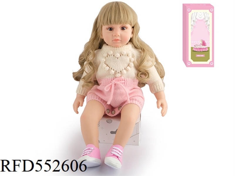 60CM REBORN DOLL SOFT GLUE HIGH SIMULATION BABY DOLL