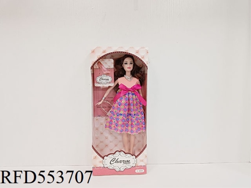 11-INCH DOLL DRESS DOLL WITH HANDBAG SINGLE PACK