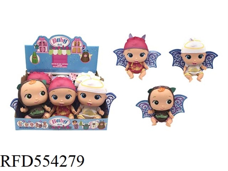 8 INCH VINYL BAT 3 MODELS 6PCS MIXED