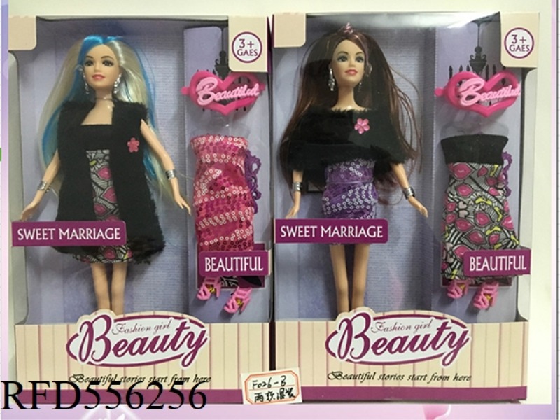 11-INCH FASHION BARBIE DOLL (TWO MIXED)