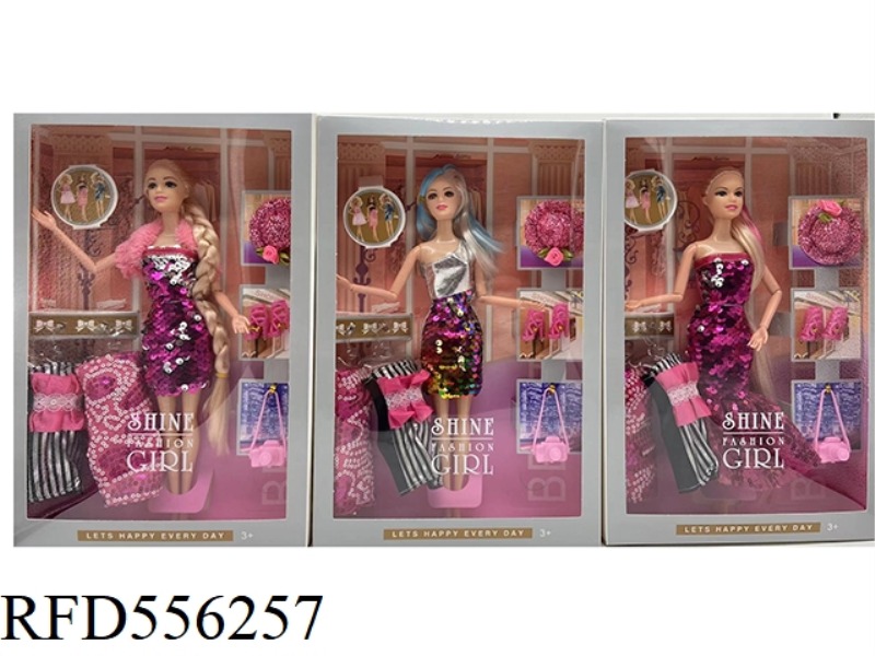 11.5-INCH FASHION BARBIE THREE MIXED