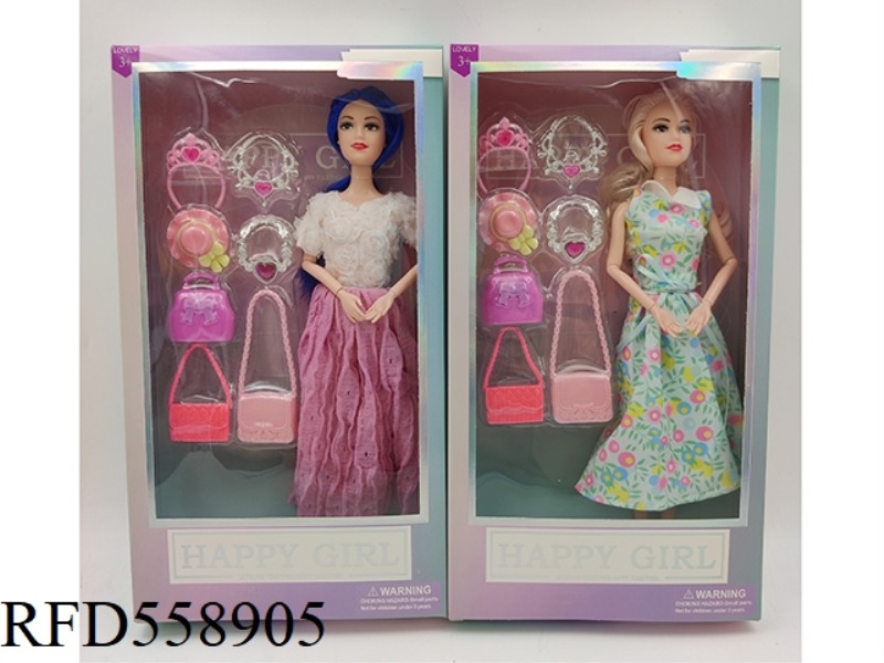 11 SOLID BODY 9 JOINT BARBIE + BLISTER 2 MIXED