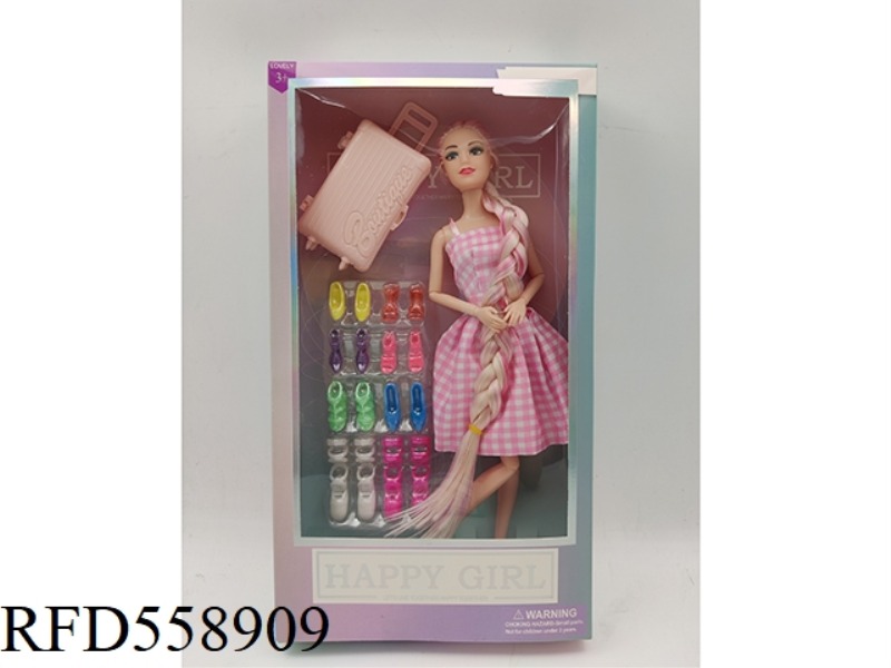 11 INCH SOLID 11 JOINT SUITCASE + BLISTER