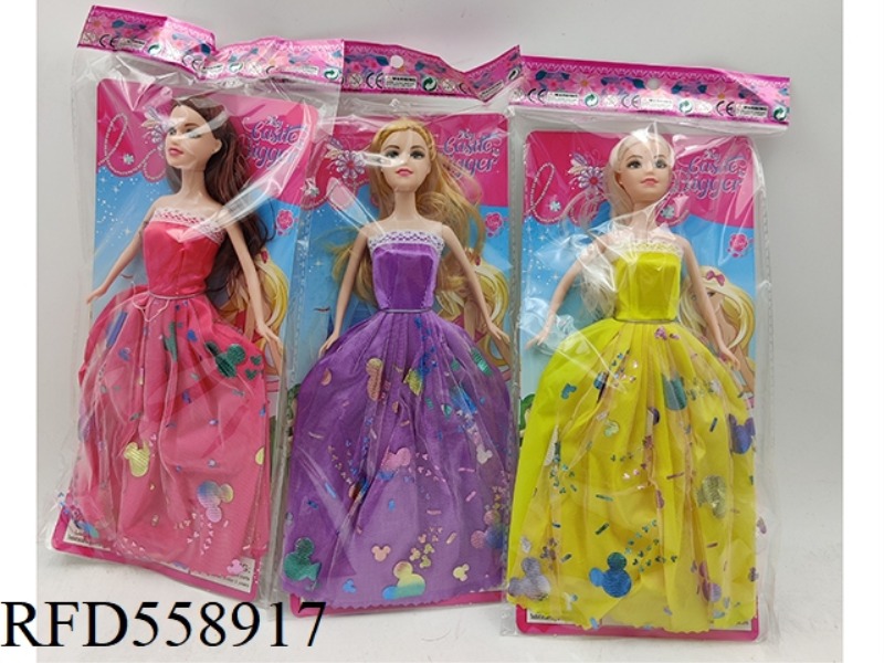 11-INCH FULL-BODY DRESS BARBIE 3 MIXED