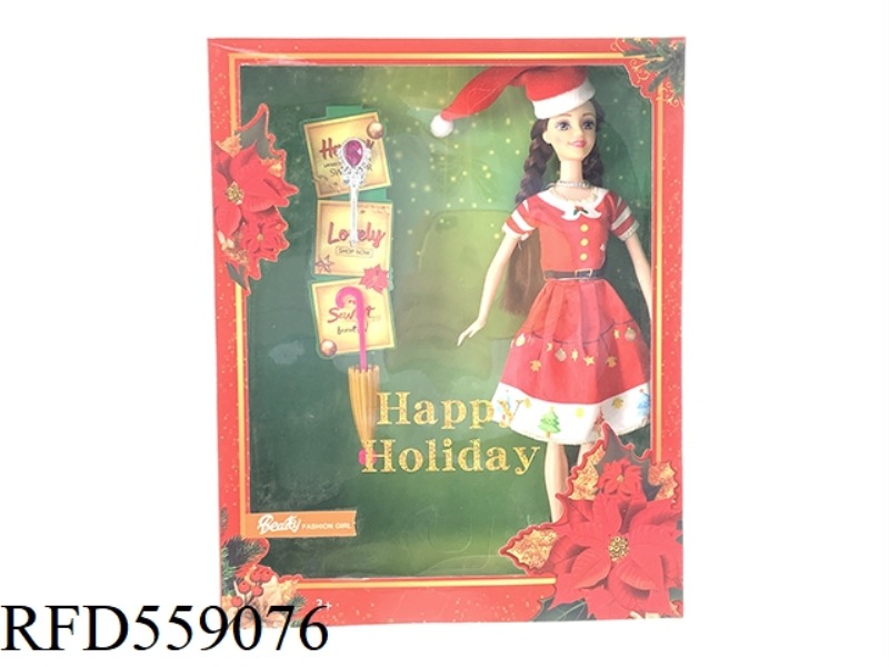 11.5 INCH FULL-BODY CHRISTMAS COLLECTION BARBIE
