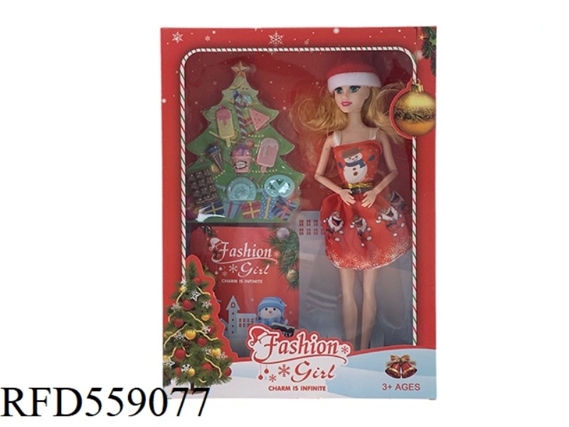 11.5 INCH FULL-BODY CHRISTMAS COLLECTION BARBIE