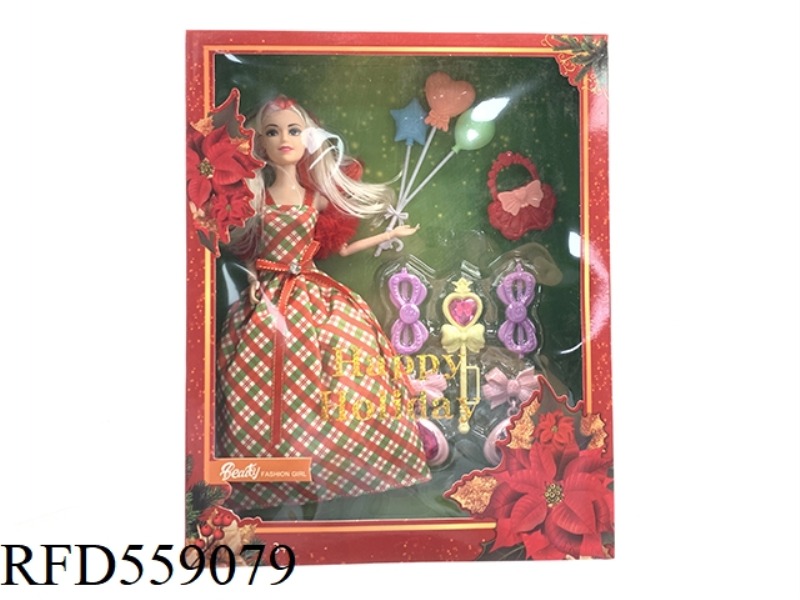 11.5 INCH FULL-BODY CHRISTMAS COLLECTION BARBIE