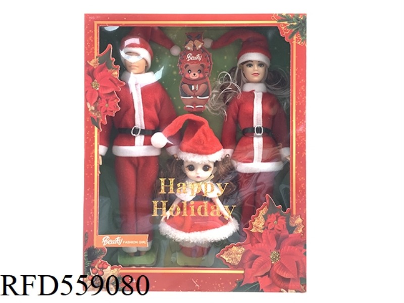 11.5 INCH FULL-BODY CHRISTMAS COLLECTION BARBIE