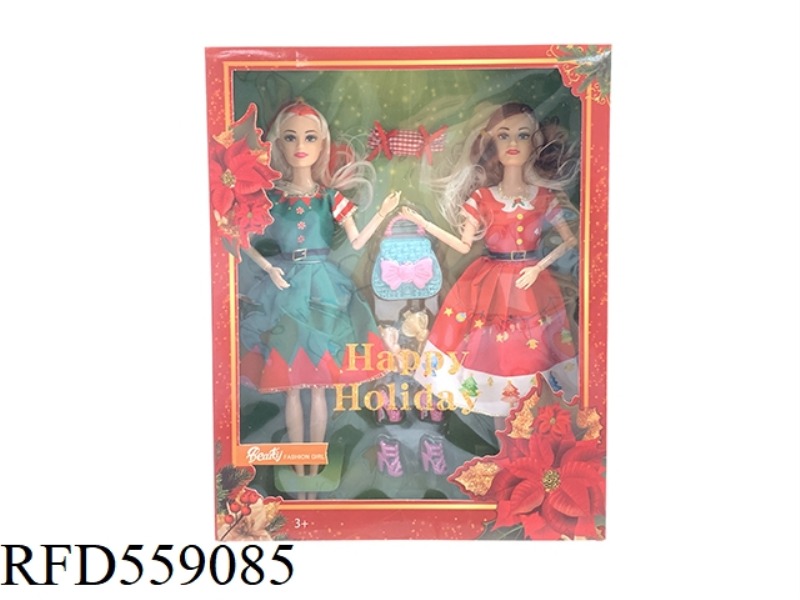 11.5 INCH FULL-BODY CHRISTMAS COLLECTION BARBIE