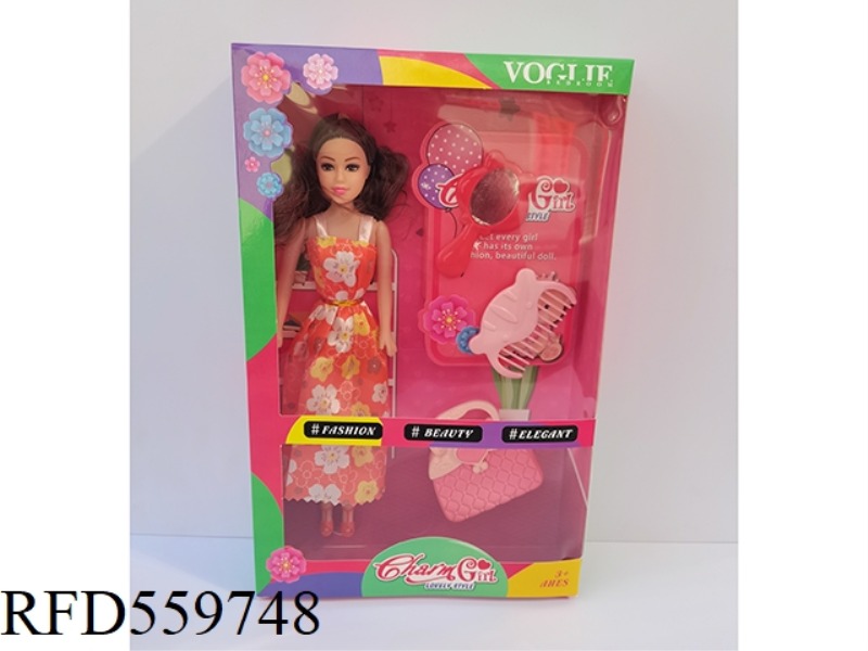 11-INCH DOLL WITH A MIRROR BAG