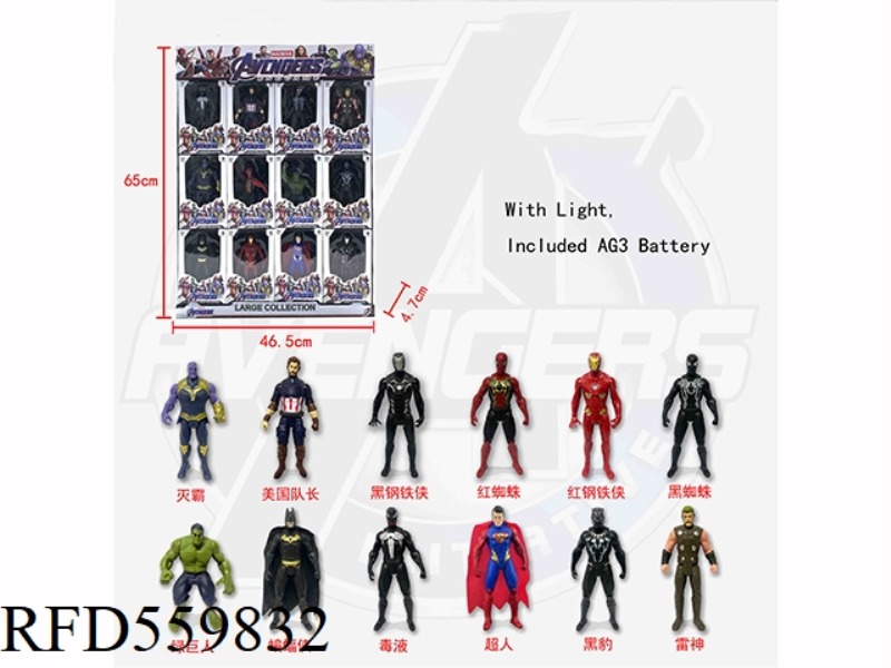 AVENGERS-ALLIANCE DOLL DISPLAY BOX (LIGHTING LIVE)