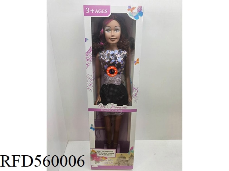 32-INCH BLACK GIRL MUSICAL BARBIE