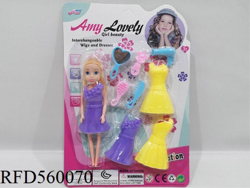 BARBIE COSTUME CHANGE