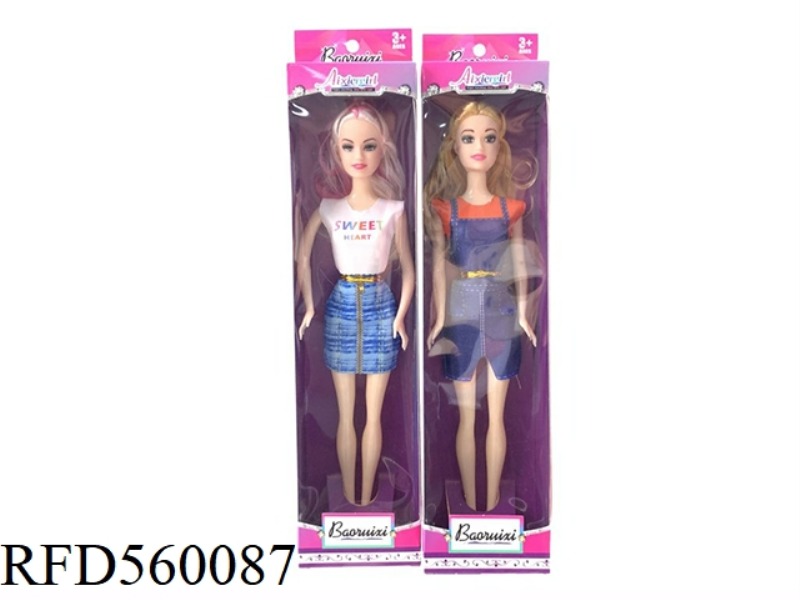 ELEVEN INCH SOLID BARBIE DOLL