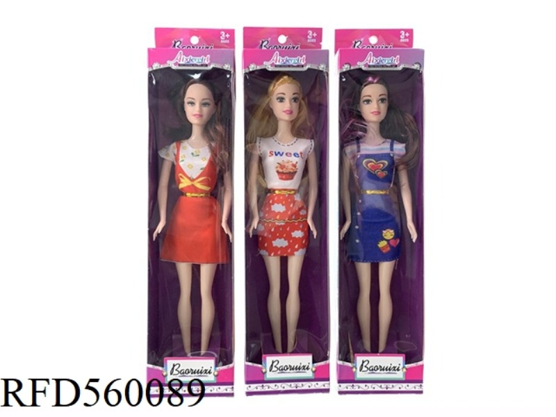 ELEVEN INCH SOLID BARBIE DOLL