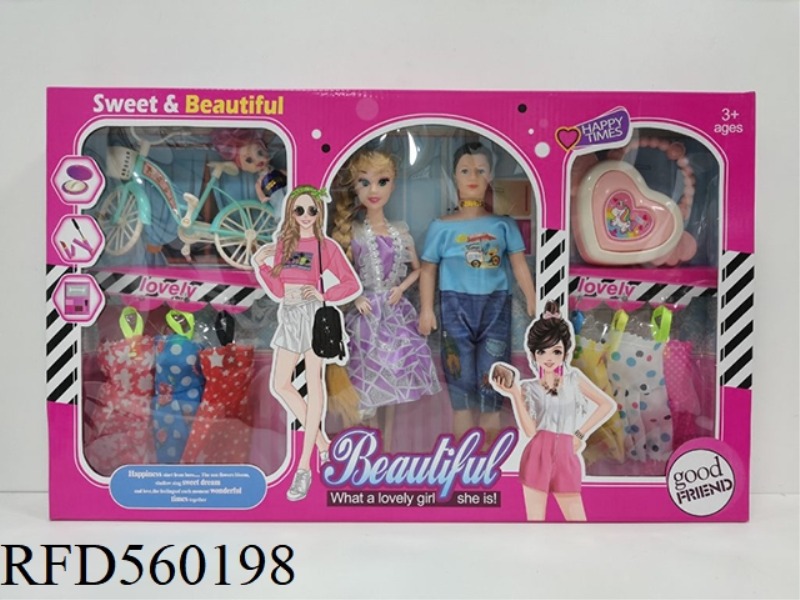 11.5 INCH ARTICULATED BODY BARBIE DOLL