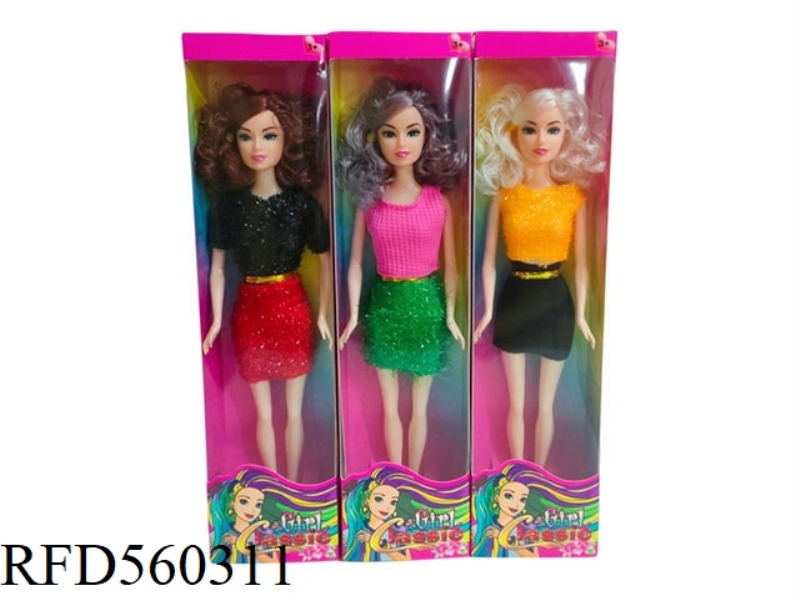 11.5 INCH BODY SWEATER BARBIE DOLL 3 MIXED