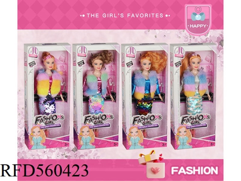 FOUR 11.5-INCH BARBIE OUTFITS