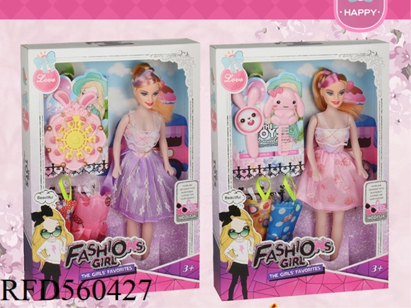 TWO 11.5-INCH BARE BARBIE SETS