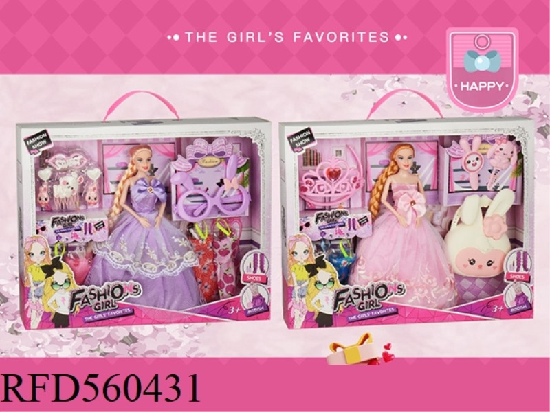 TWO 11.5-INCH BARBIE SETS