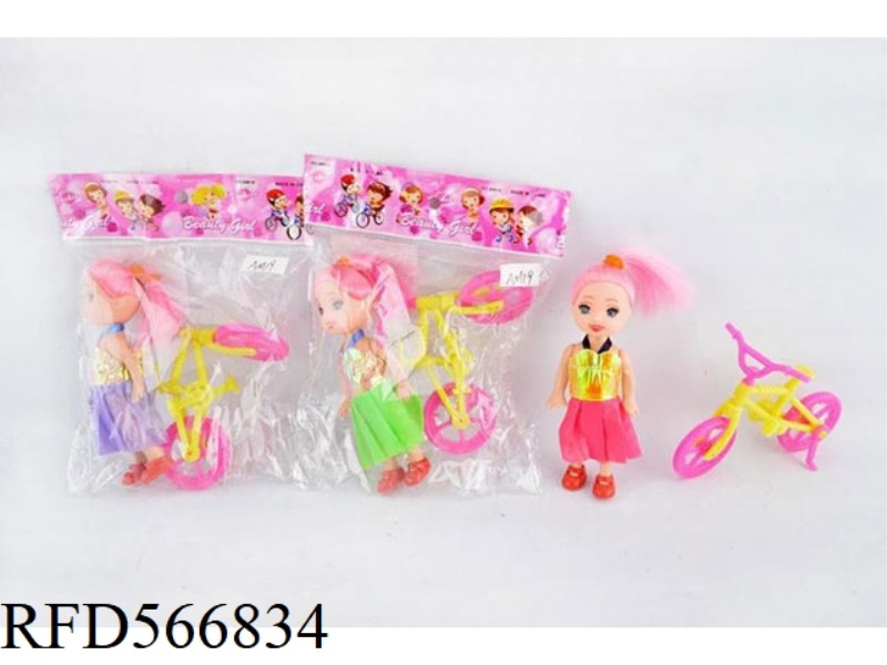 3.5-INCH BARBIE WITH BICYCLE