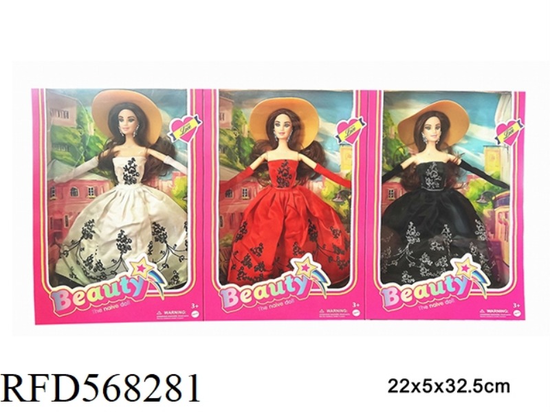 11.5-INCH REAL LIFE BARBIE MOVIE FASHION DOLL 3 MIXED VERSIONS