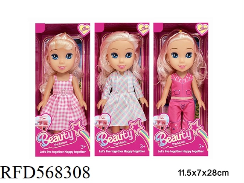 10 INCH EMPTY BODY REALISTIC VERSION OF BARBIE MOVIE FASHION DOLL (WITH MUSIC) 3 MIXED VERSIONS