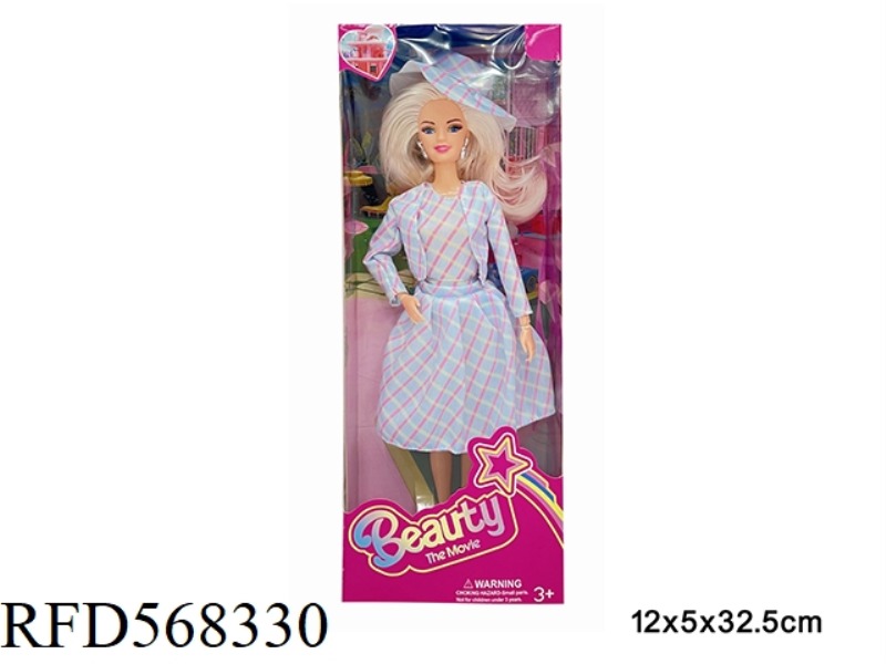11.5-INCH REAL-LIFE BARBIE MOVIE FASHION DOLL SINGLE