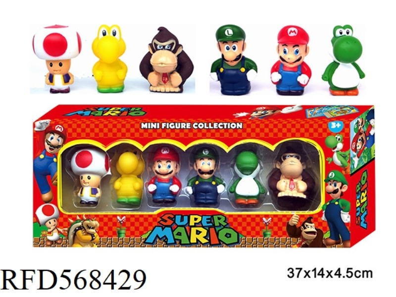 2-3 INCH SUPER MARIO 12 PIECES 1 MODEL
