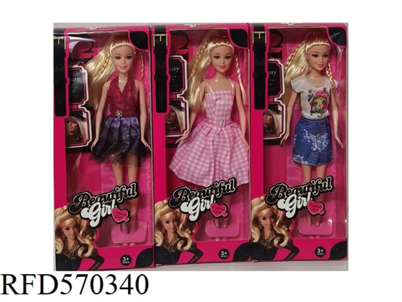 3 MIXED BARBIE DOLLS