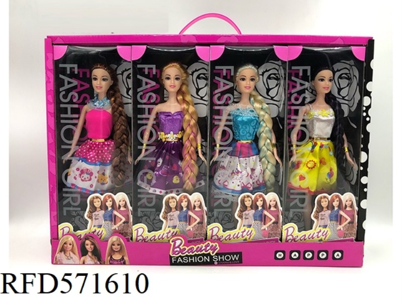 11.5 INCH BODY LONG HAIR BARBIE