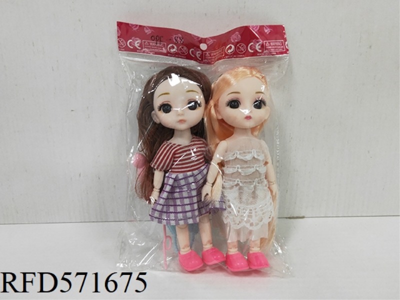 SIX INCH BARBIE FOR TWO