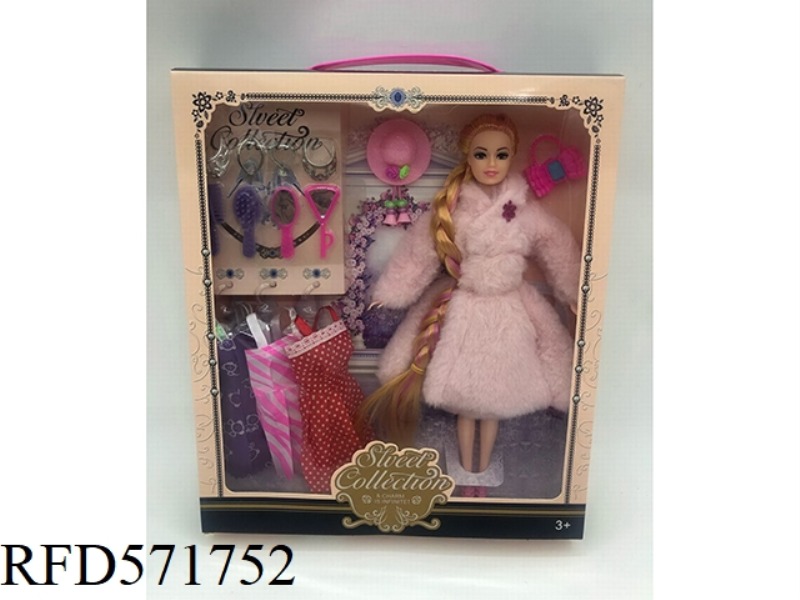 11.5 INCH BODY LONG HAIR BARBIE