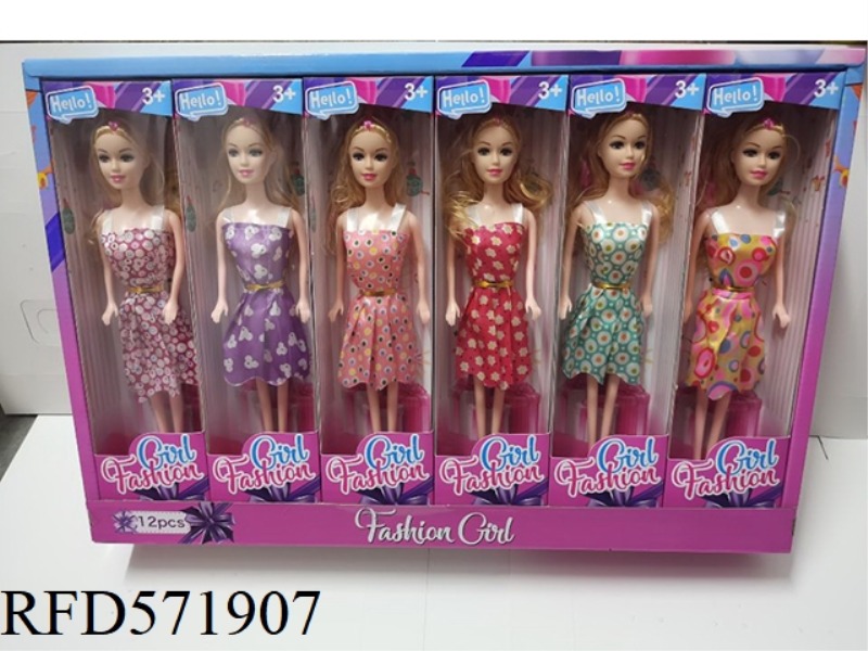 11 INCH BARBIE 12PCS