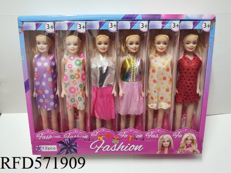 11 INCH BARBIE 12PCS