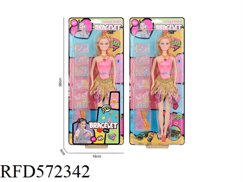 11-INCH FULL-SIZE DOLL + BEADING