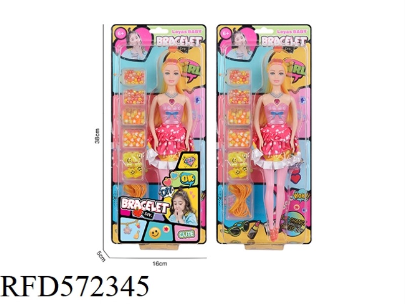 11-INCH FULL-SIZE DOLL + BEADING