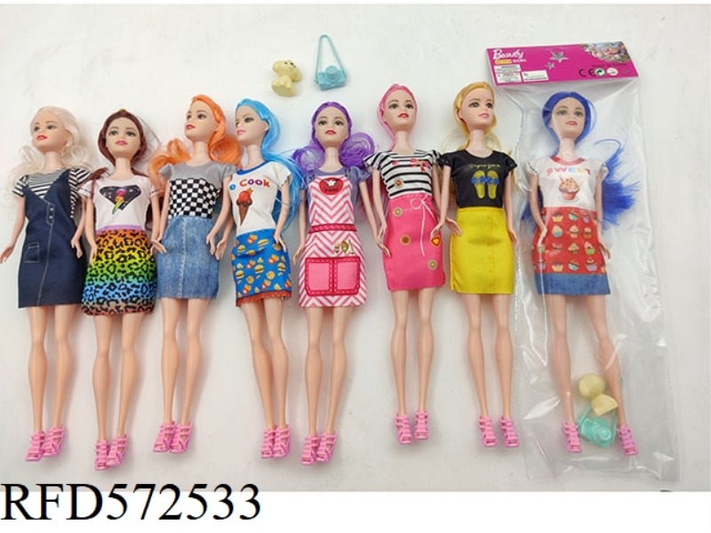 11 INCH SOLID BODY FASHION BARBIE DOG+CAMERA